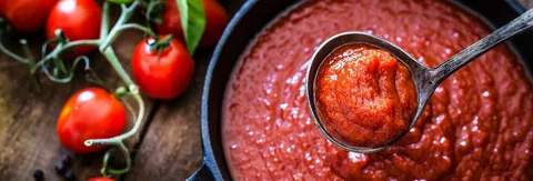 تصویر 1 از رب گوجه فرنگی فله بسته‌ بندی مقاوم حجم اقتصادی و ماندگاری طولانی